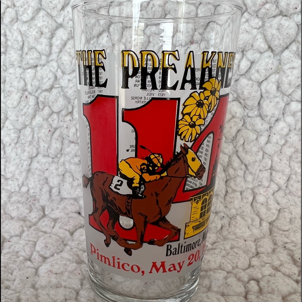 Vintage Collectible 1989 Pimlico Preakness Mint Julep Souvenir Glass